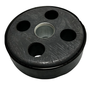 Gimbal rubber for BMW R12 with steel sleeve and with black edge