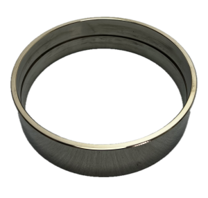 Chrome-plated edge for gimbal rubber for BMW R12