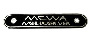 Type plate Mewa