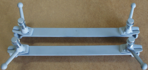 Luggage bag holder, pannier holder, length 32.5cm, DKW, NSU