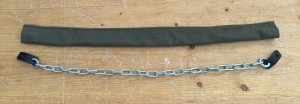 Steib, sidecar, BW, chain for flap with hollowing, dark green