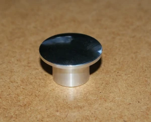 Cap, polished aluminum, spare part for BMW R25