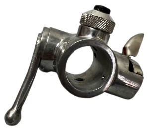 Zündversteller für BMW R12, R35 und andere Modele Alu poliert mit Hupenknopf und mit Lichtschalter 25mm