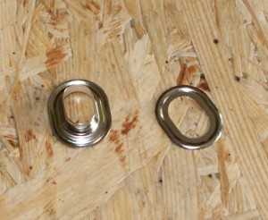 Ferrule oval, for dust cover windscreens single