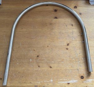 Kopfband, Schutzbügel, Stoßstange, nierosta LS200, vorne, Edelstahl